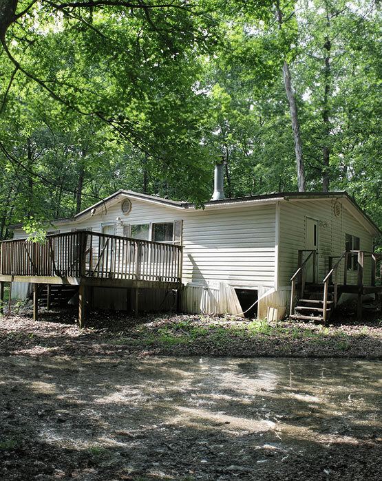 older mobile home