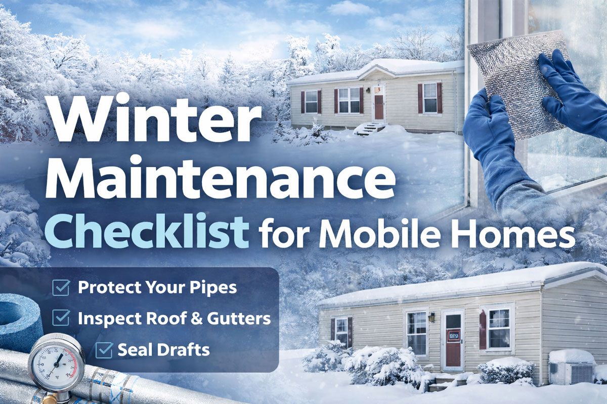 winter checklist for mobile home maintenance
